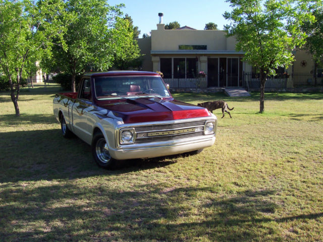 1969 Burgundy Chevrolet C-10 Pick Up