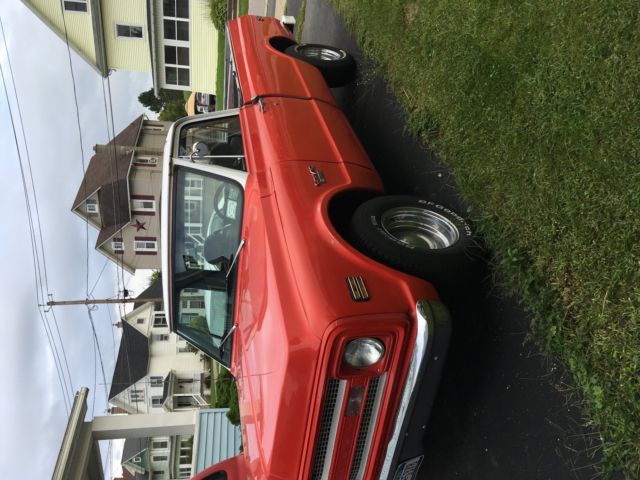 1969 Red Chevrolet C-10
