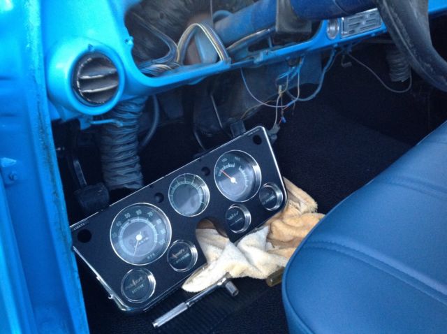 1969 Blue Chevrolet C-10 pickup