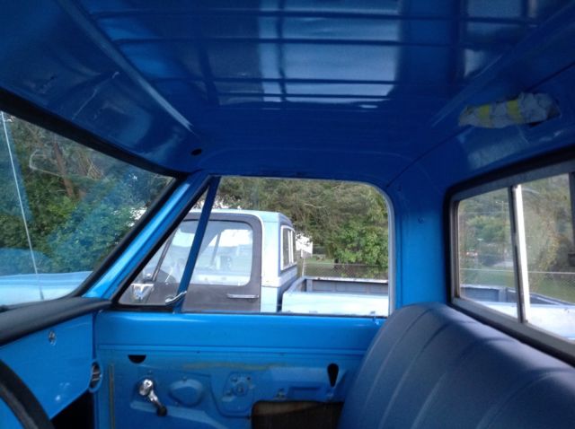 1969 Blue Chevrolet C-10 pickup