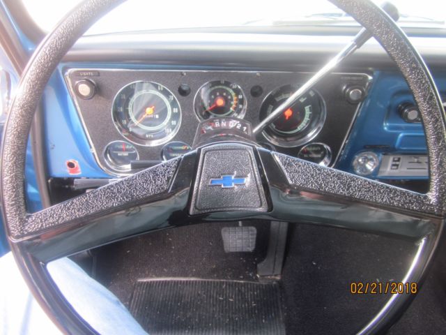 1969 Blue Chevrolet C-10 Standard Cab Pickup