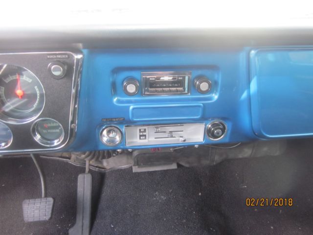 1969 Blue Chevrolet C-10 Standard Cab Pickup