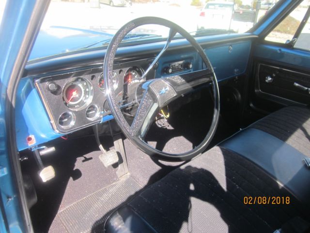 1969 Blue Chevrolet C-10 Standard Cab Pickup