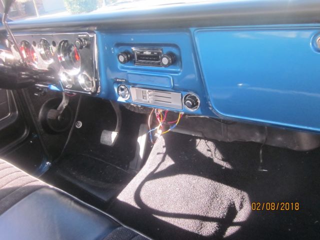 1969 Blue Chevrolet C-10 Standard Cab Pickup