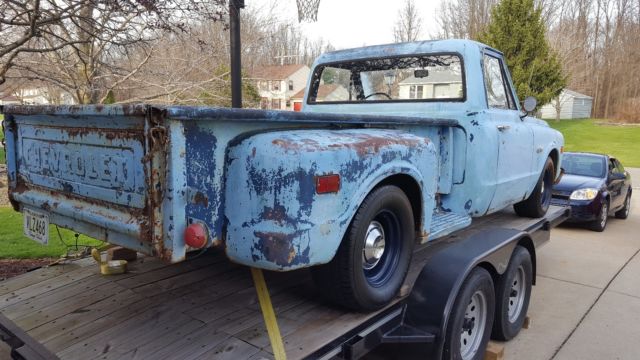 1969 Blue Chevrolet C-10 Standard Cab Pickup