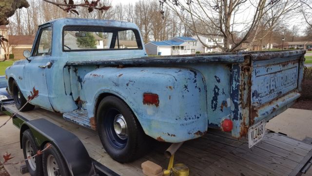 1969 Blue Chevrolet C-10 Standard Cab Pickup