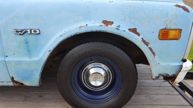 1969 Blue Chevrolet C-10 Standard Cab Pickup