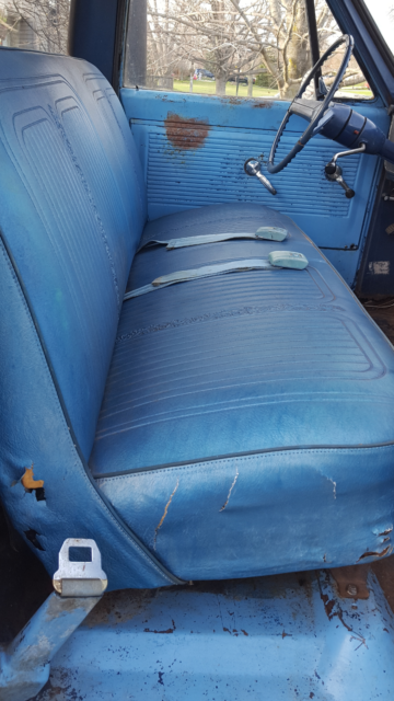 1969 Blue Chevrolet C-10 Standard Cab Pickup