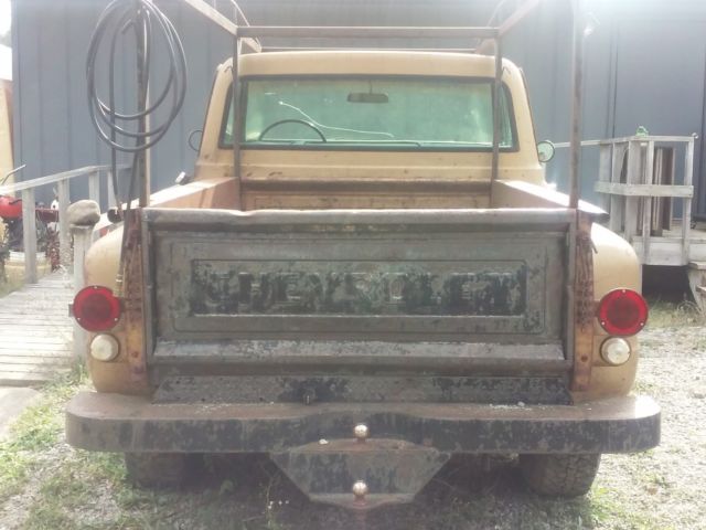 1969 Gold Chevrolet C-10 Short Bed Step Side