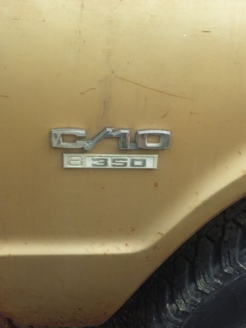 1969 Gold Chevrolet C-10 Short Bed Step Side