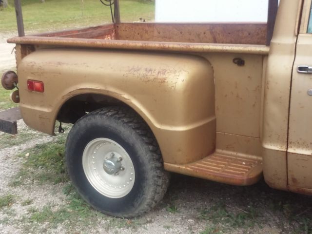 1969 Gold Chevrolet C-10 Short Bed Step Side