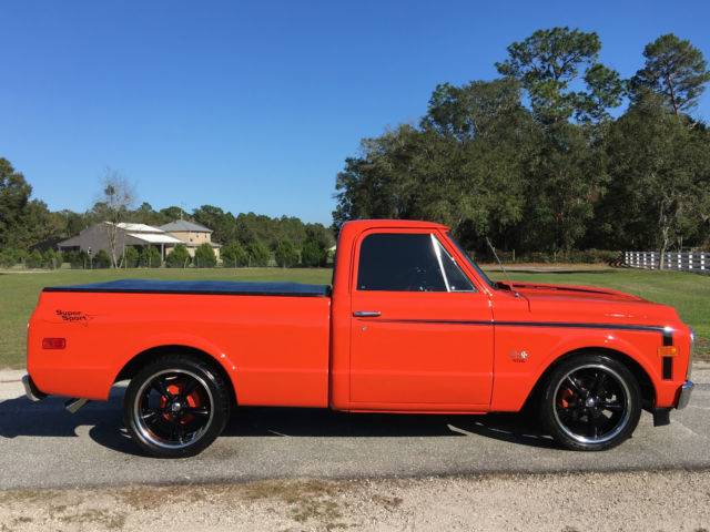 1969 Orange Chevrolet C-10 Short Bed 