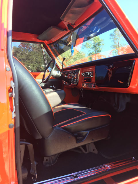 1969 Orange Chevrolet C-10 Short Bed 