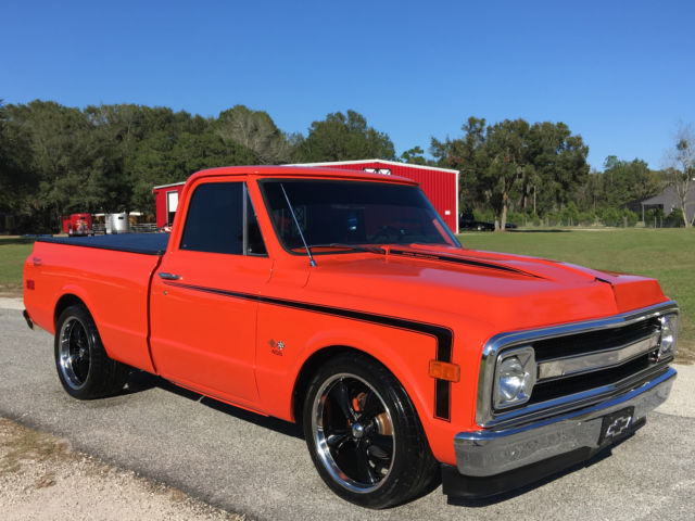 1969 Orange Chevrolet C-10 Short Bed 