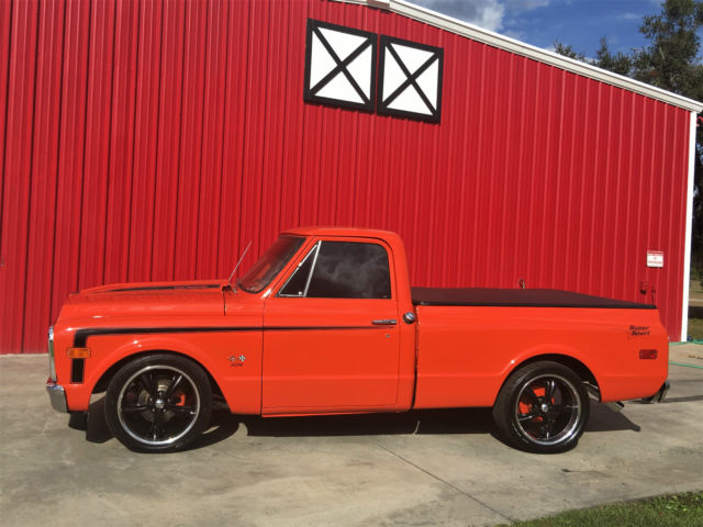 1969 Orange Chevrolet C-10 Short Bed 