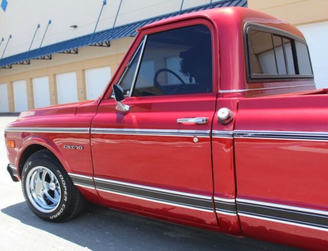 1969 Red Chevrolet C-10 Standard Cab Pickup