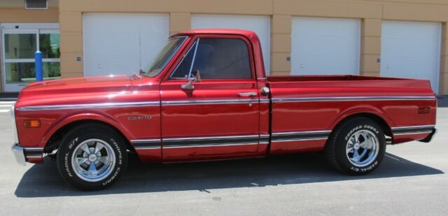 1969 Red Chevrolet C-10 Standard Cab Pickup