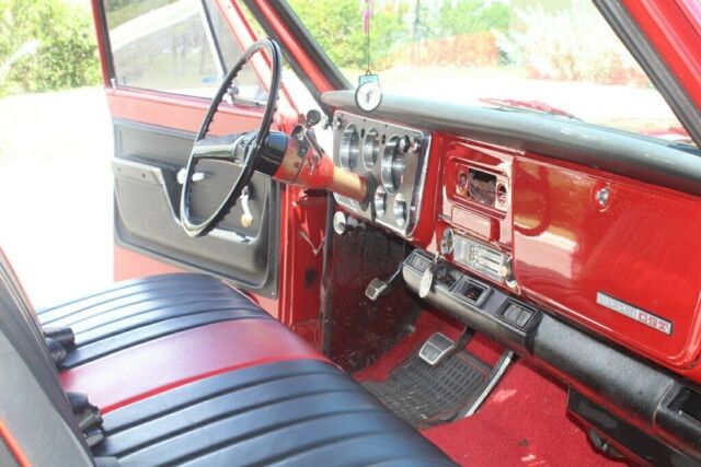1969 Red Chevrolet C-10 Standard Cab Pickup