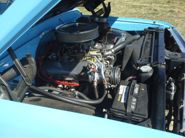1969 Blue Chevrolet C-10 Standard Cab Pickup