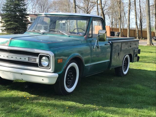 1969 Green Chevrolet C-10