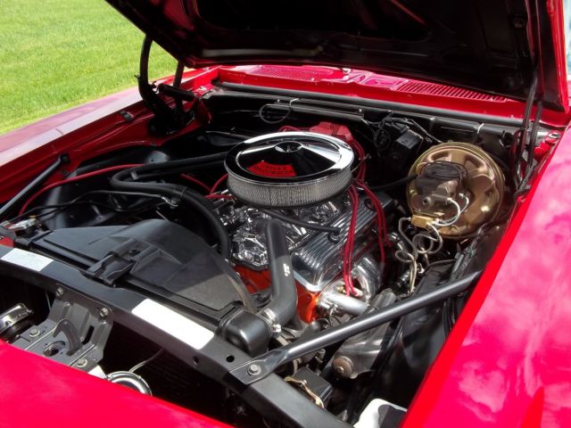 1969 Red Chevrolet Camaro Convertible