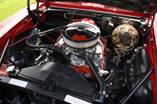 1969 Red Chevrolet Camaro Convertible