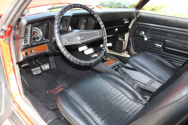 1969 Red Chevrolet Camaro Convertible