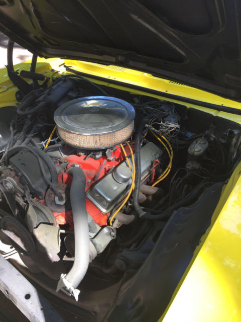 1969 76 Corvette Yellow Chevrolet Camaro Coupe