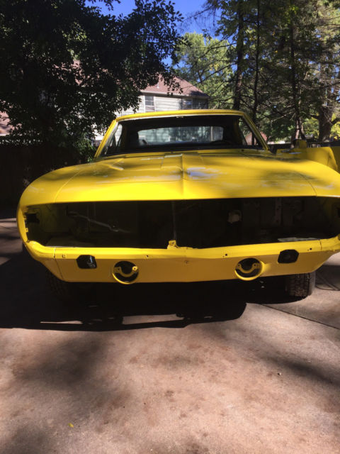 1969 76 Corvette Yellow Chevrolet Camaro Coupe
