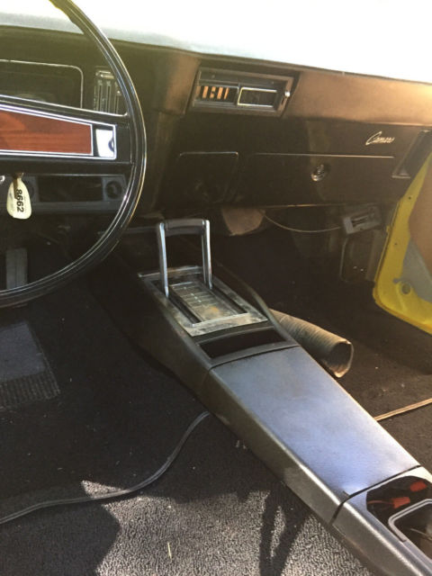 1969 76 Corvette Yellow Chevrolet Camaro Coupe