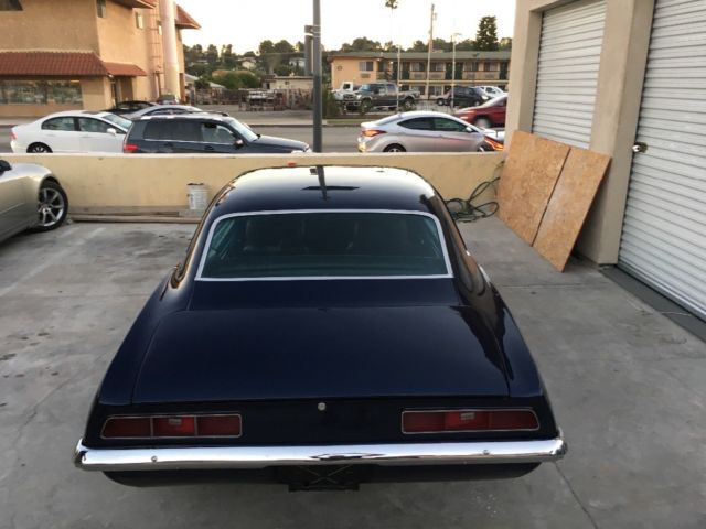 1969 Blue Chevrolet Camaro Coupe