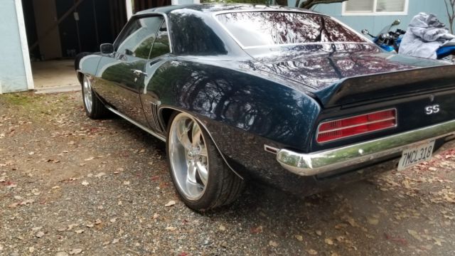 1969 Dark blue metallic Chevrolet Camaro Coupe