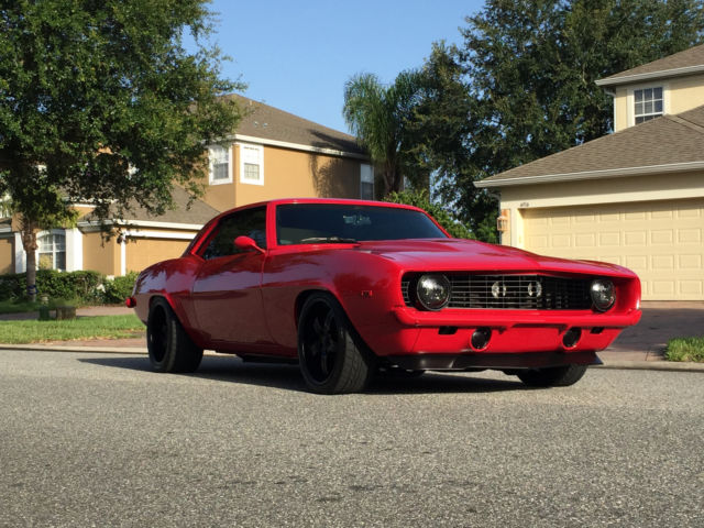1969 Red Chevrolet Camaro Coupe