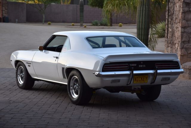 1969 White Chevrolet Camaro 2Dr Sport Coupe RS