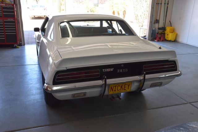 1969 White Chevrolet Camaro 2Dr Sport Coupe RS