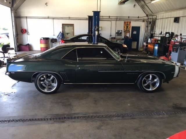 1969 FATHOM GREEN Chevrolet Camaro