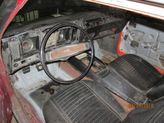 1969 Red Chevrolet Camaro Coupe