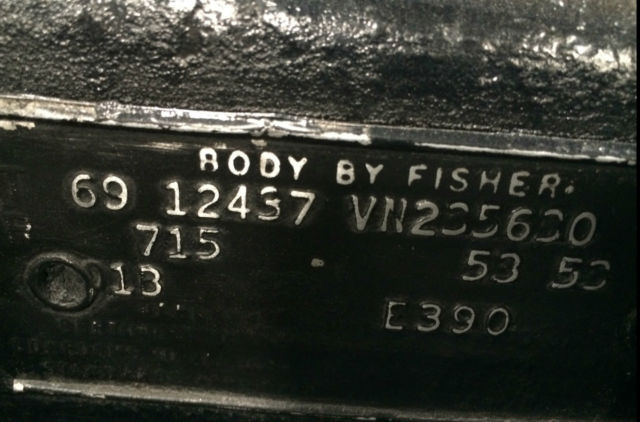 1969 Glacier Blue w/White Stripes & Vinyl Roof Chevrolet Camaro Coupe