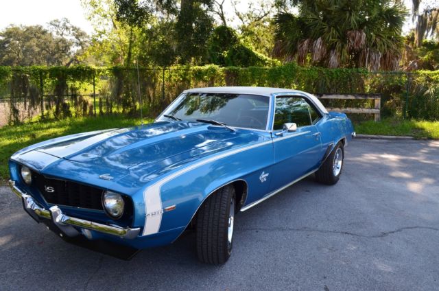 1969 Blue Chevrolet Camaro Coupe