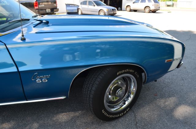 1969 Blue Chevrolet Camaro Coupe