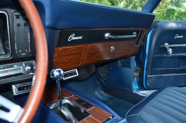 1969 Blue Chevrolet Camaro Coupe