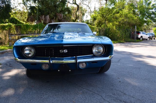 1969 Blue Chevrolet Camaro Coupe