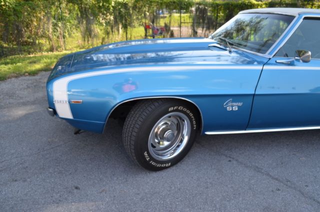 1969 Blue Chevrolet Camaro Coupe