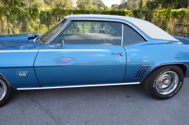 1969 Blue Chevrolet Camaro Coupe