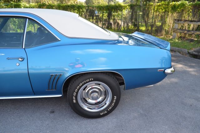 1969 Blue Chevrolet Camaro Coupe