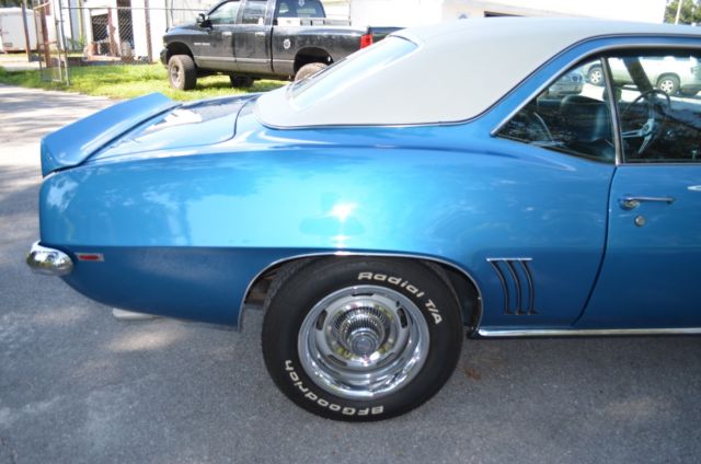 1969 Blue Chevrolet Camaro Coupe