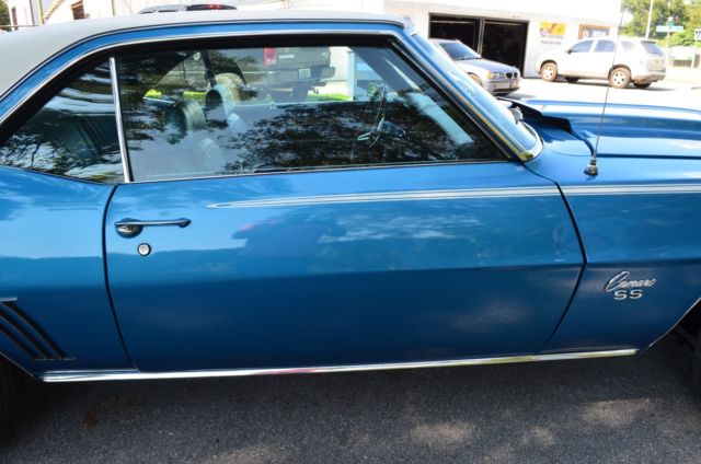 1969 Blue Chevrolet Camaro Coupe
