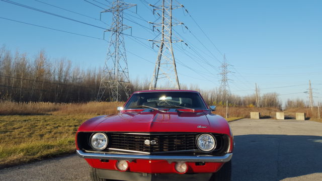 1969 Red Chevrolet Camaro Coupe
