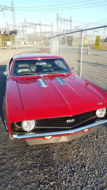 1969 Red Chevrolet Camaro Coupe