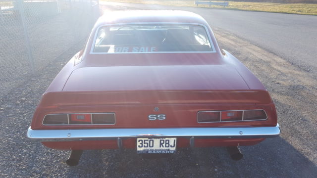 1969 Red Chevrolet Camaro Coupe